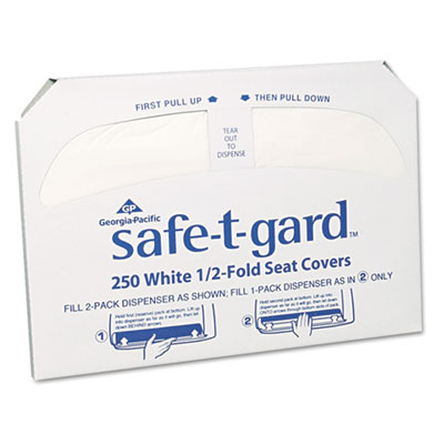 Georgia Pacific® Professional Safe-T-Gard(TM) Half-Fold Toilet Seat Covers