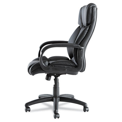 Alera Fraze Series Executive High-Back Swivel/Tilt Bonded Leather Chair, Supports 275 lb, 17.71