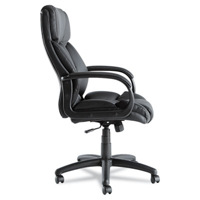 Alera Fraze Series Executive High-Back Swivel/Tilt Bonded Leather Chair, Supports 275 lb, 17.71