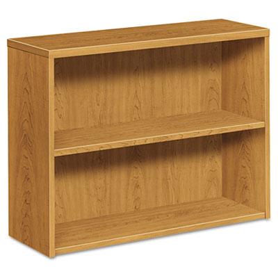 10500 Series Laminate Bookcase, Two-Shelf, 36w x 13.13d x 29.63h, Harvest HON105532CC
