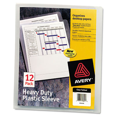 Avery® Heavy-Duty Plastic Sleeves