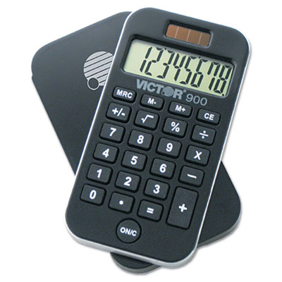 900 Antimicrobial Pocket Calculator, 8-Digit LCD VCT900