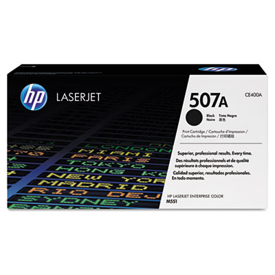 CE400AG (507A) Government Toner, 5,500 Page Yield, Black HEWCE400AG