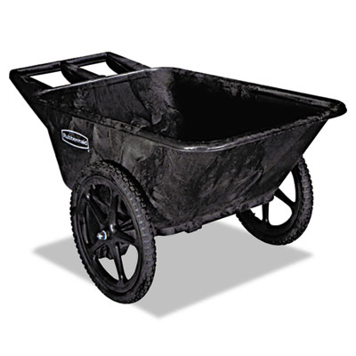 Big Wheel Agriculture Cart, 300-lb Cap, 32-3/4 x 58 x 28-1/4, Black RCP5642BLA