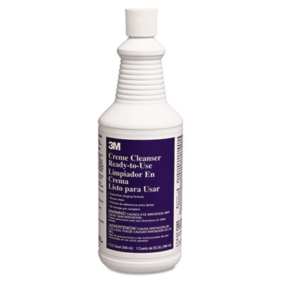 Bathroom Creme Cleanser, Mint Scent, 1 qt. Bottle MMM59818