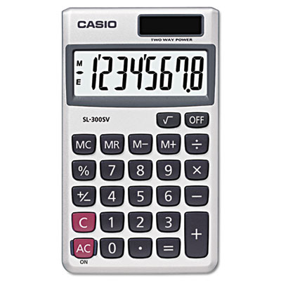 Casio® SL-300SV Handheld Calculator