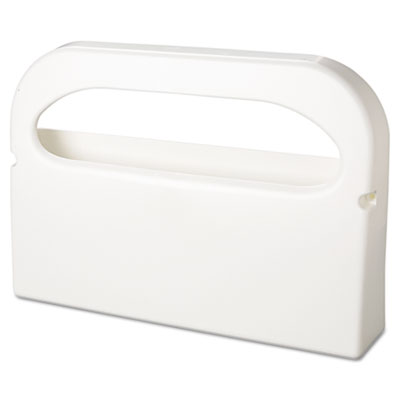 Toilet Seat Cover Dispenser, Plastic, White, Half-Fold, 16w x 3-1/4d x 11-1/2h DSAN4