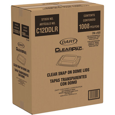 LID,DOME,16OZ,PLAS,CLR