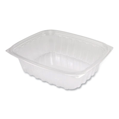 ClearPac Containers, 24 oz, 6.5 x 7.5 x 2, Clear, Plastic, 63/Pack, 8 Pack/Carton DCCC24DER