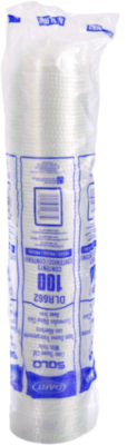 SOLO Dome-Top Cold Cup Lids, Fits 16 oz Cold Cups, Plastic, Clear, 1,000/Carton (DCCDLR662) DCCDLR662