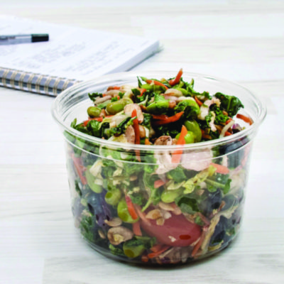 MicroGourmet Food Container, 16 oz, Translucent, Plastic, 50/Pack, 10 Packs/Carton