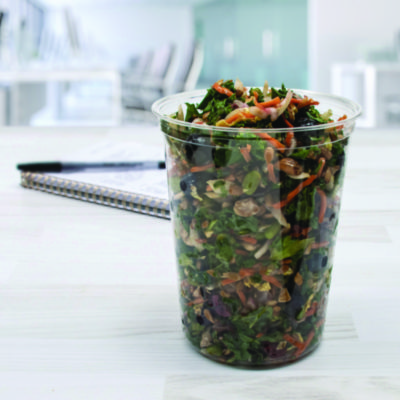 Microgourmet Plastic Deli Container, 32 oz, 4.7