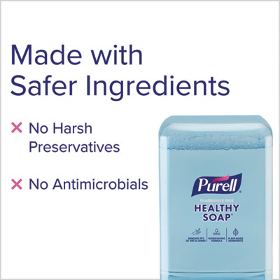 HEALTHY SOAP with CLEAN RELEASE Technology Refill, For ES10 Dispensers, Fragrance-Free, 1,200 mL, 2/Carton