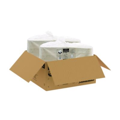 Compostable Molded Fiber Hinged Trays, ProPlanet Seal, 8.98 x 9.35 x 2.17, Ivory, 200/Carton