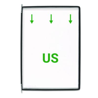 Desktop Reference Starter Set, 10 Antimicrobial Wire-Reinforced Pockets