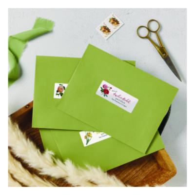 Avery Glossy White Easy Peel Mailing Labels W/ Sure Feed Technology, Laser Printers, 1 X 2.63, White, 30/sheet, 25 Sheets/pack (AVE6526) AVE6526