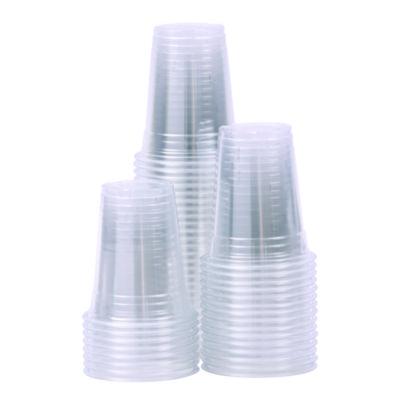 Clear Plastic Cold Cups, 12 oz, 50/Sleeve, 20 Sleeves/Carton