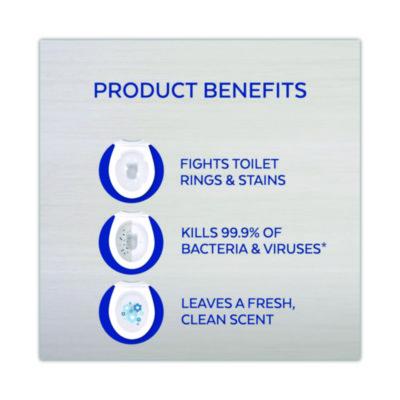 Disinfectant Toilet Bowl Cleaner with Bleach, 24 oz, 9/Carton