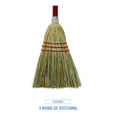 Corn/Fiber Brooms, Corn/Synthetic Fiber Bristles, 36