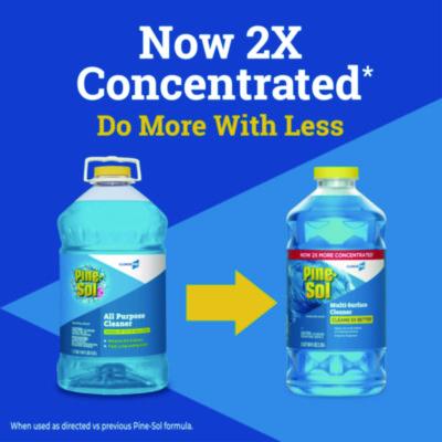 CloroxPro Multi-Surface Cleaner Concentrated, Sparkling Wave Scent, 80 oz Bottle