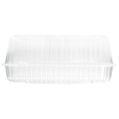 Handi-Lock Single Compartment Food Container, 46 oz, 8 x 3 x 8.87, Clear, Plastic, 250/Carton