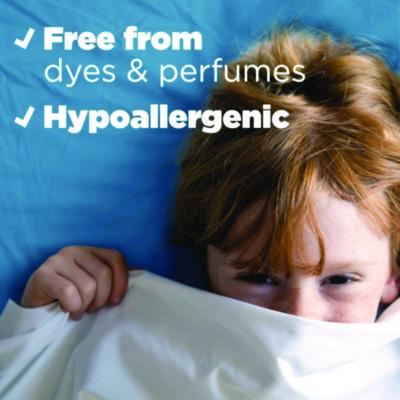 PODS Laundry Detergent, Free and Gentle, HE Compatible, 63 oz Tub, 76 Pacs/Tub, 4 Tubs/Carton