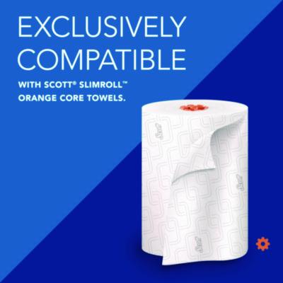DISPENSER,TOWEL,SLIMRL,BK