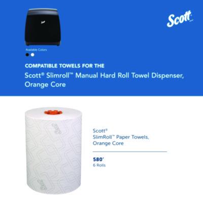 DISPENSER,TOWEL,SLIMRL,BK
