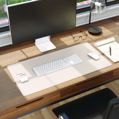 Vegan Leather Desk Pads, 31.5 x 15.7, SandStone