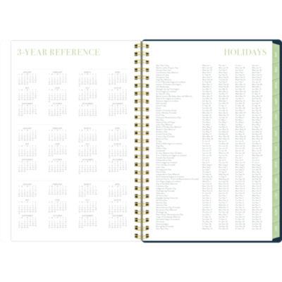 Leah Bisch Weekly/Monthly Floral Planner, Floral Artwork, 8.5