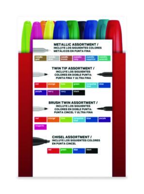Permanent Markers Ultimate Collection, Assorted Tip Sizes/Types, Assorted Colors, 115/Pack