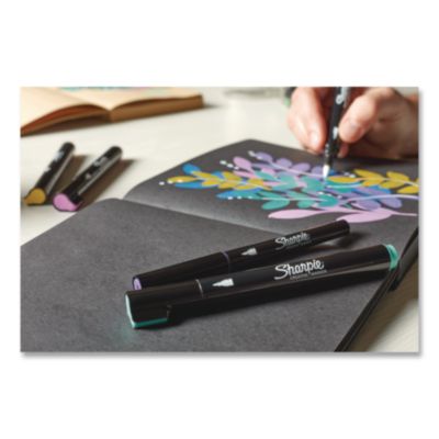 Creative Markers, Medium Bullet Tip, Assorted Colors, 12/Pack