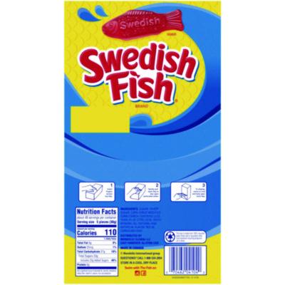 Swedish Fish Grab-And-Go Candy Snacks In Reception Box, 240-Pieces/box (CDB43146) CDB43146
