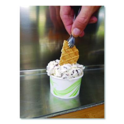 World Art PLA-Laminated Soup Containers, 5 oz, White/Green, Paper, 1,000/Carton