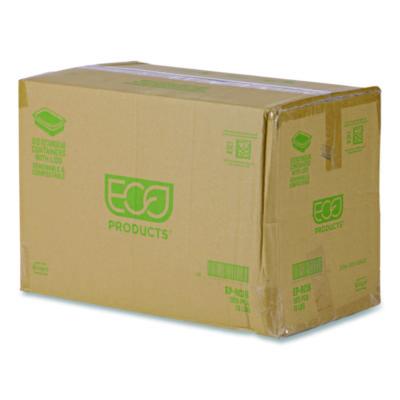 Renewable and Compostable Rectangular Deli Containers with Lid, 16 oz, 3 x 4 x 3, Clear, Plastic, 100/Pack, 3 Packs/Carton