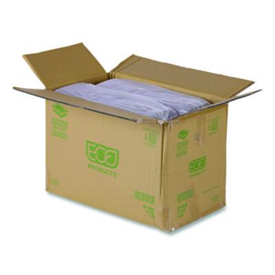 Renewable and Compostable Rectangular Deli Containers with Lid, 16 oz, 3 x 4 x 3, Clear, Plastic, 100/Pack, 3 Packs/Carton