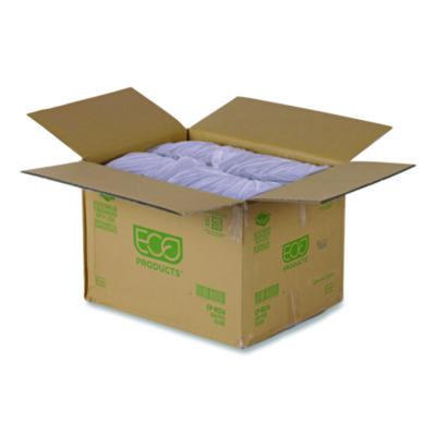 Renewable and Compostable Rectangular Deli Containers with Lid, 24 oz, 4 x 5.5 x 2, Clear, Plastic, 50/Pack, 4 Packs/Carton