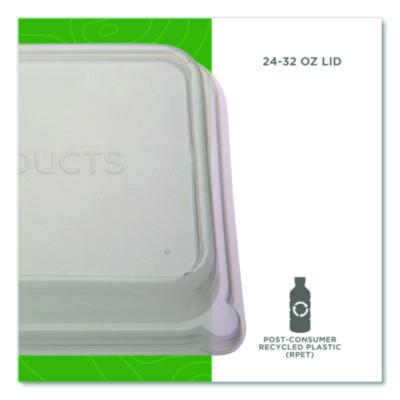 LID,24OZ,RCTNGL,CLR,N