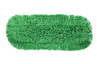 Microfiber Looped-End Dust Mop Heads, 48 x 5, Green, 12/Carton