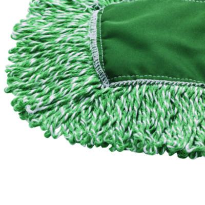 Microfiber Looped-End Dust Mop Heads, 48 x 5, Green, 12/Carton