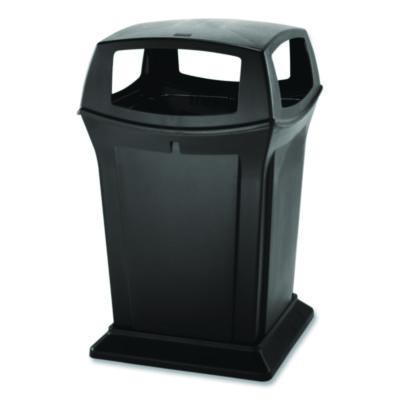 Ranger Fire-Safe Waste Container, 45 gal, Structural Foam, Black