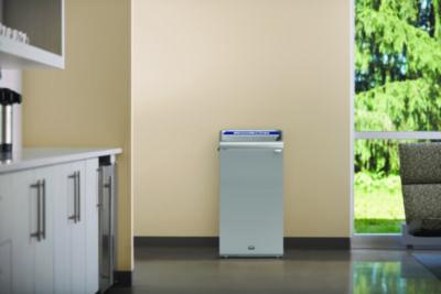 Configure Indoor Recycling Waste Receptacle, Landfill, 23 gal, Metal, Gray