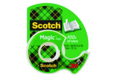 Office Essentials Kit, 7 Pads Assorted Super Sticky Notes, 1 Pack Flags, Roll Magic Tape, Roll Super-Hold Tape, 1 Scissors