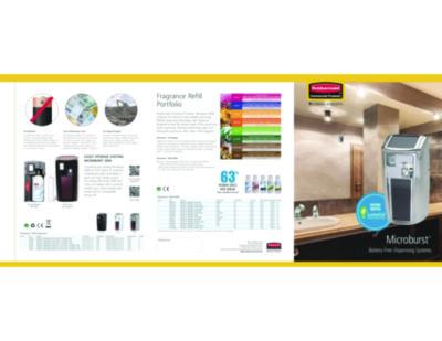 Microburst 3000 Refill, Mandarin Orange, 2 oz Aerosol Spray, 12/Carton