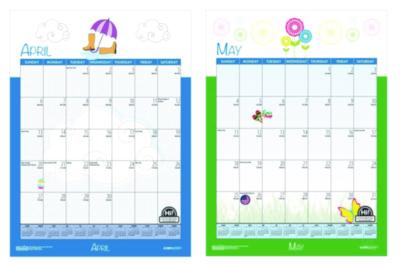 Academic Year Recycled Seasonal Wall Calendar, Illustrated Seasons Artwork, 12 x 16.5, 12-Month (July to June): 2024 to 2025