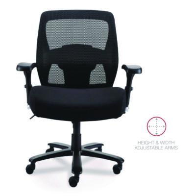 Alera Faseny Series Big and Tall Manager Chair, Supports Up to 400 lbs, 17.48