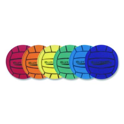 Champion Sports Ultra Foam Volleyball Set, Assorted Colors, 6/Set (CSIFVBSET) CSIFVBSET