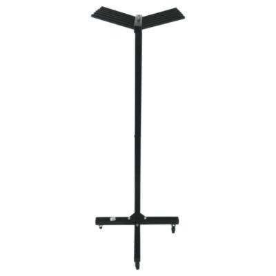 Champion Sports Portable Jump Rope Metal Rack, 23" x 23" x 65", Black (CSIJRS12M) CSIJRS12M