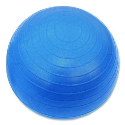 Champion Sports Kid%27s Ball Chair, Supports Up to 264 lb, 12.5" Seat Height, Blue Seat, Silver Base (CSIKDCH) CSIKDCH