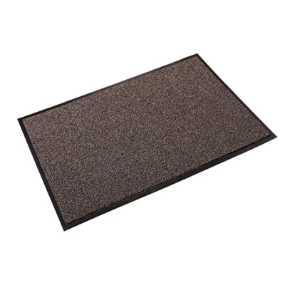 Crown Cross-Over Indoor/outdoor Wiper/scraper Mat, Olefin/poly, 48 X 72, Brown (CWNCS46BRO) CWNCS46BRO
